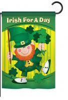Irish For A Day Garden Flag