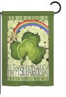 Happy St. Patricks Day Garden Flag