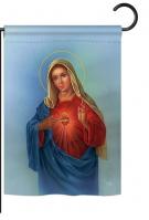 Sacred Heart Mary Garden Flag