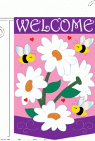 Daisies Garden Flag