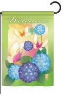 Welcome Butterflies Garden Flag