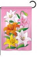 Lilies Garden Flag