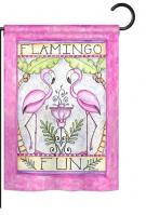 Flamingo Fun Garden Flag