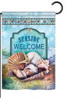 Seaside Shells Garden Flag