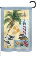 Lighthouse Letters Garden Flag