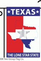 Texas Lone Star State Garden Flag