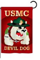 Devil Dog Garden Flag