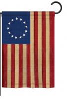 Betsy Ross Vintage Garden Flag