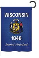 Wisconsin Garden Flag