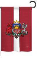 Latvia Garden Flag