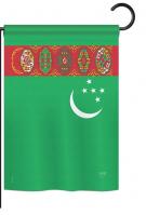 Turkmenistan Garden Flag
