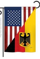 US German Friendship Garden Flag