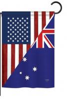 US Australia Friendship Garden Flag