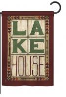 Lake House Garden Flag