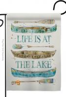 Life At The Lake Garden Flag