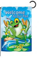 Frog Garden Flag