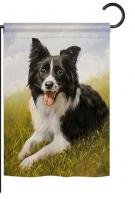 Border Collie Garden Flag