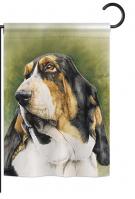 Basset Hound Garden Flag