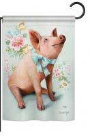 Piglet Garden Flag