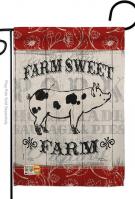 Sweet Farm Pig Garden Flag