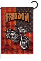 Americana Motorcycle Banner Garden Flag