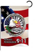 Always Remember 9-11 Garden Flag