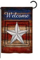 Vintage Welcome Garden Flag