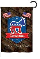 Democrats Garden Flag