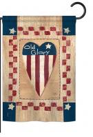 Old Glory Heart Garden Flag