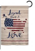 Land I Love Garden Flag