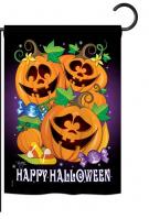 Happy Pumpkins Garden Flag