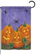 3 Pumpkins Garden Flag