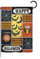 Halloween Happy Garden Flag