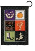 Trick or Treat Collage Garden Flag