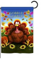 Gobble Garden Flag