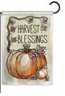 Harvest Blessings Garden Flag