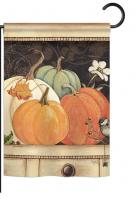 October Pumpkins Garden Flag