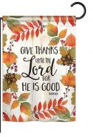 Give Thanks Unto the Lord Garden Flag