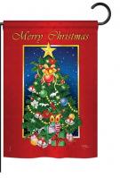 Merry Christmas Tree Garden Flag