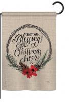 Christmas Blessings Garden Flag