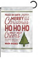 Christmas Wishes Words Garden Flag