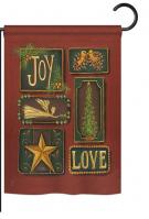 Joy and Love Garden Flag