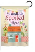 Grandkids Spoiled Here Garden Flag