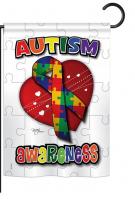 Autism Awareness Garden Flag