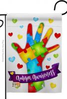 Support Autism Garden Flag
