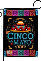 Picado Cinco de Mayo Garden Flag