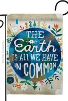 Earth In Common Garden Flag