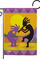 Kokopelli Decorative Garden Flag