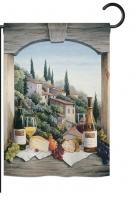 Wine Window Garden Flag