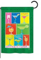 Summer Drinks Garden Flag